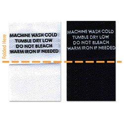 MACHINE WASH COLD - Garment Care Label