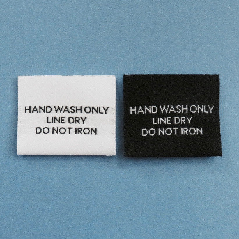 HAND WASH ONLY - Garment Care Label