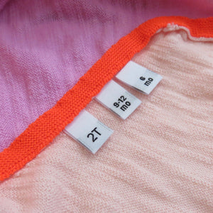 Child Clothing Size Labels (White)