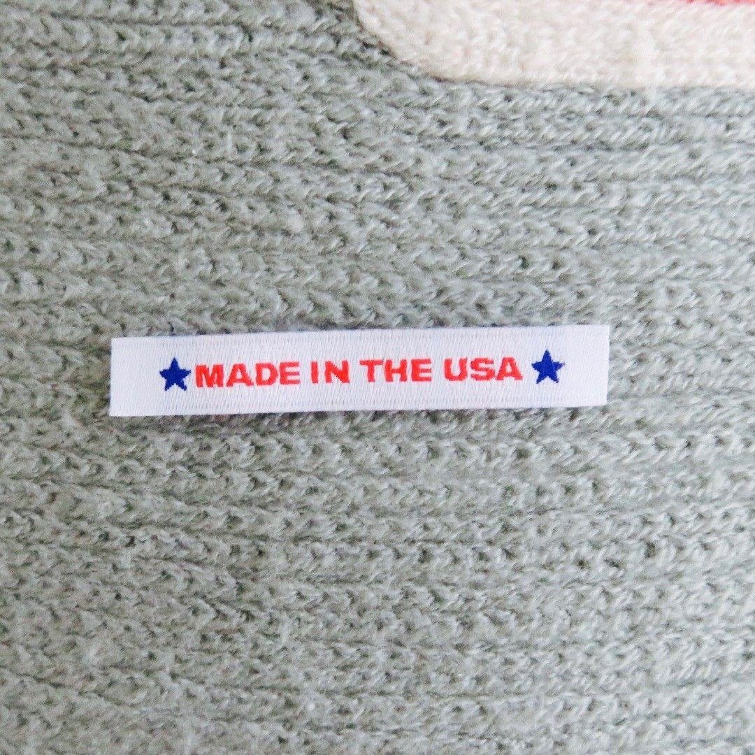 MADE IN USA with STAR - Clothing Label