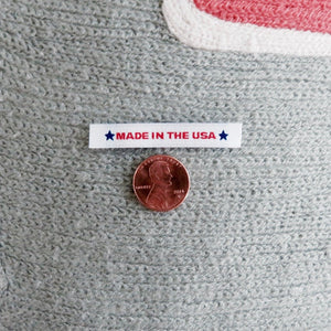 MADE IN USA with STAR - Clothing Label